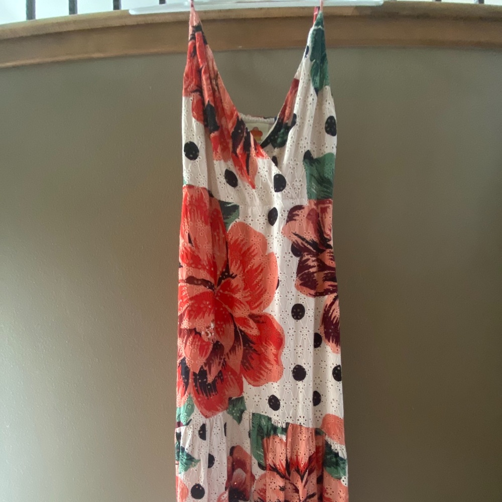 Farm Rio Dress| Anthropologie Farm Rio Floral Dress